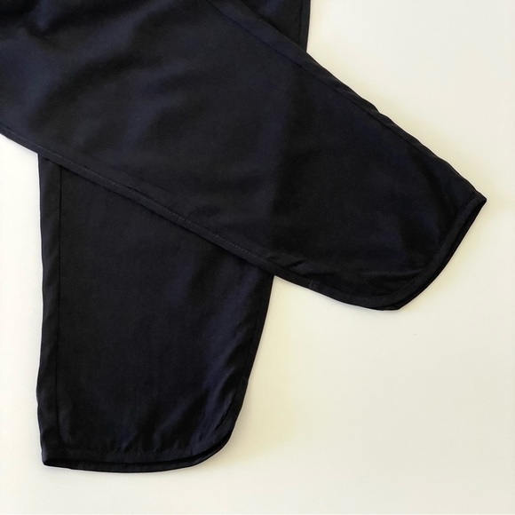 NWT Madewell Track Trousers Draped Drawstring Pull On Pant Black XS - Picture 12 of 15